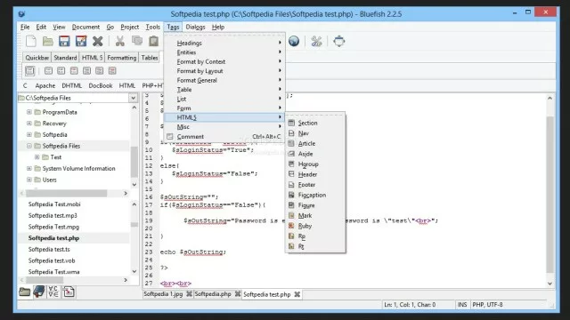 Bluefish text editor for windows 2023
